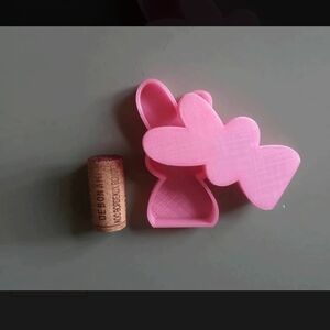 Pink Bunny Shaped Trinket Box